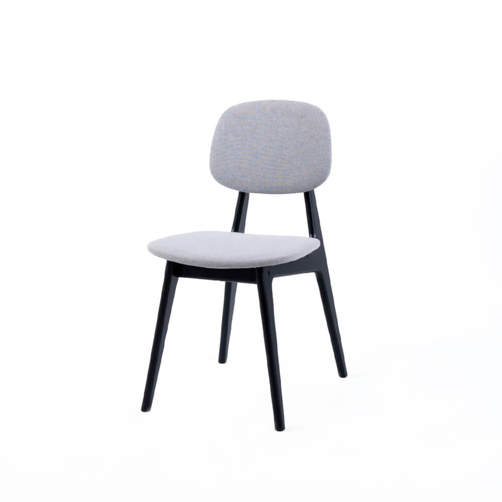 เก้าอี้ทานข้าวไม้บีช PODIUM LITE รุ่น PLUS BUNNY CHAIR สี BLACK (ถอดประกอบได้)